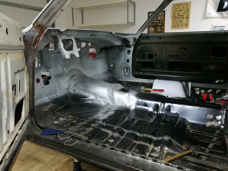 J'ai du refaire tous le tunnel de boîte pour passer la T-56