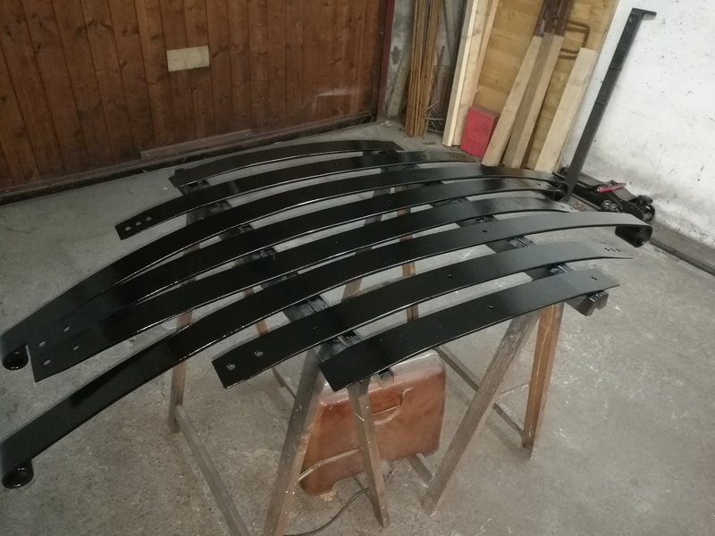 Mise en peinture des lames