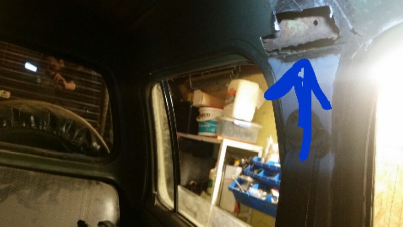 Et là ça croustillait quand on appuyait avec le pouce <br />Ça fait des dégâts le manque de gouttière ! !!!!